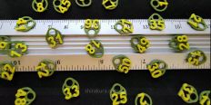 Plant numbers (yellow numbers)